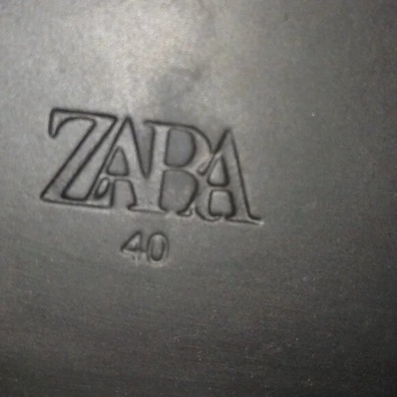 Zara Black Leather Chelsea Boots - Picture 5 of 6